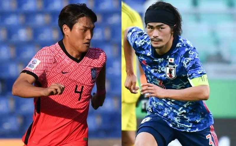 U23 Nhật Bản với U23 Hàn Quốc