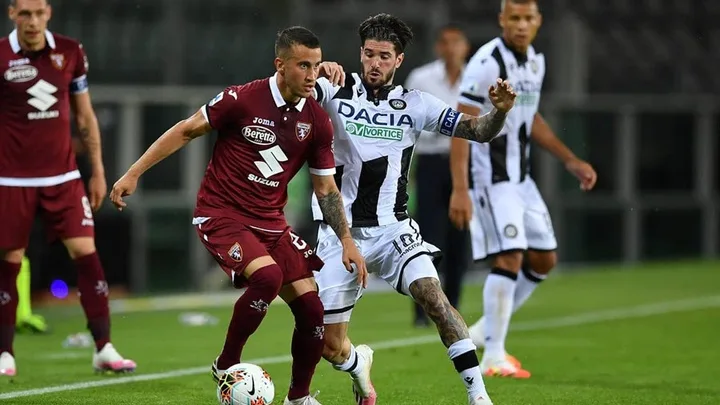 Udinese với Torino