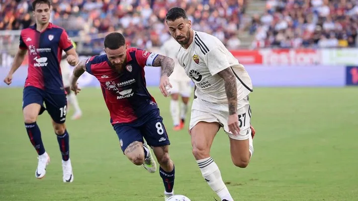 Roma cùng Cagliari