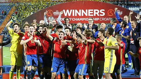 U17 Anh với U17 Tây Ban Nha