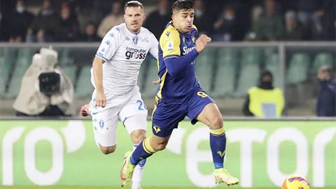 Nhận xét bóng đá Verona vs Empoli lúc 00h00 ngày 14/1