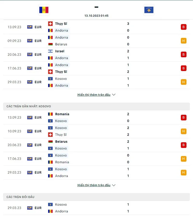 Andorra vs Kosovo