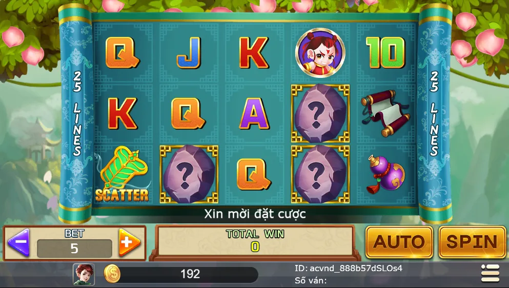 giao diện game tây du ký tại cổng game rich888 của nhà cái 888b