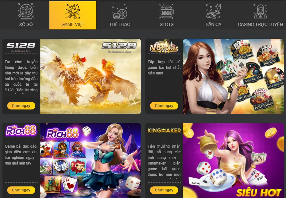 Chọn cổng game V8 Poker